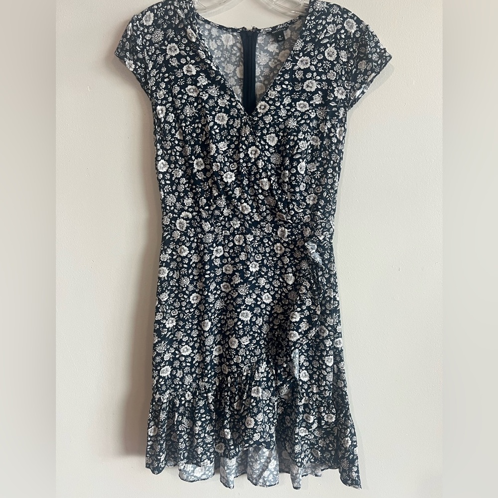 J. Crew Floral Faux Wrap Dress